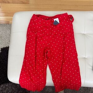 Abercrombie Kids Red Polka Dot Bottoms